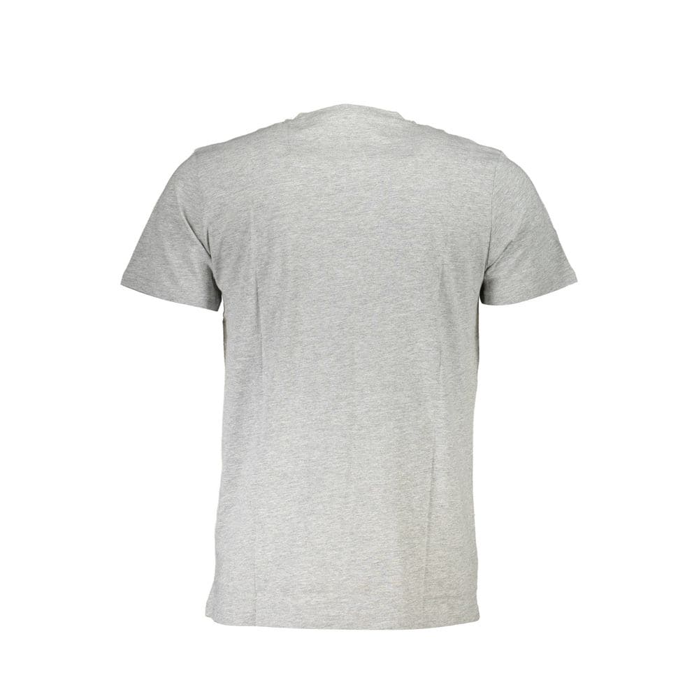 Camiseta de algodón gris Cavalli Class