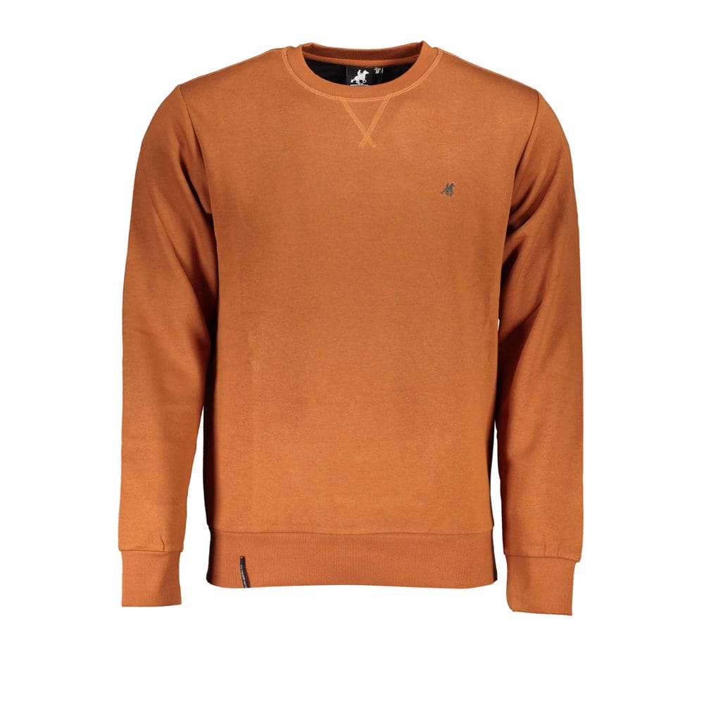 Pull en coton marron US Grand Polo