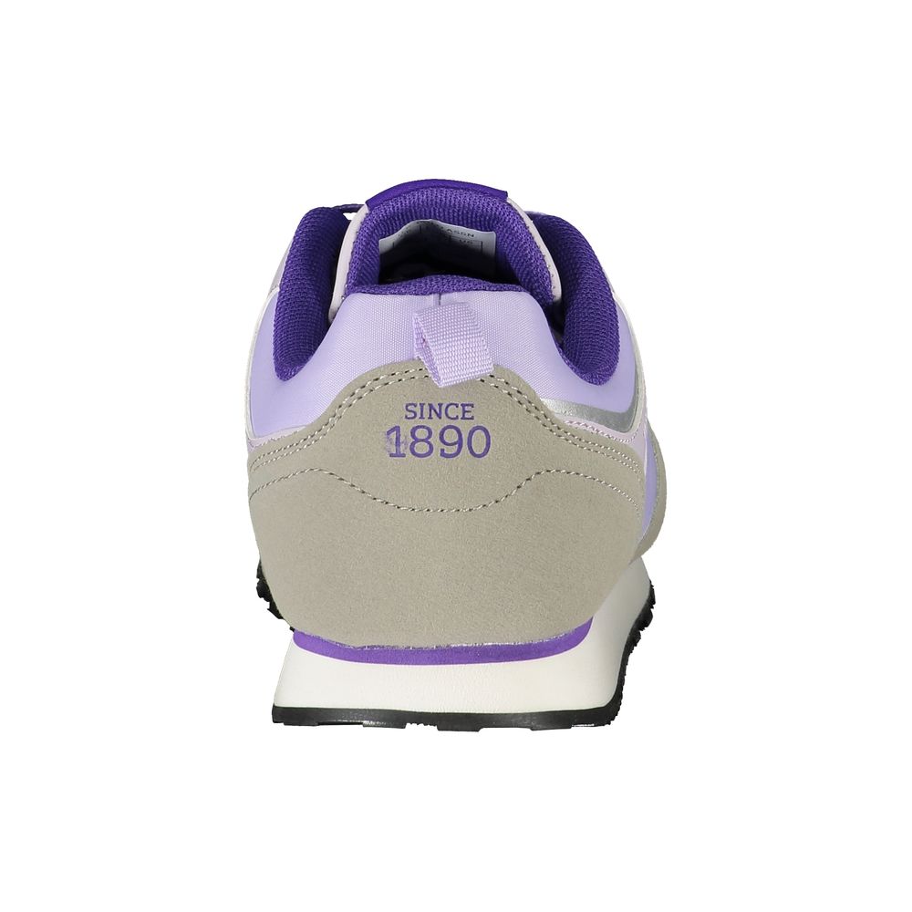 Baskets en polyester violet US POLO ASSN.