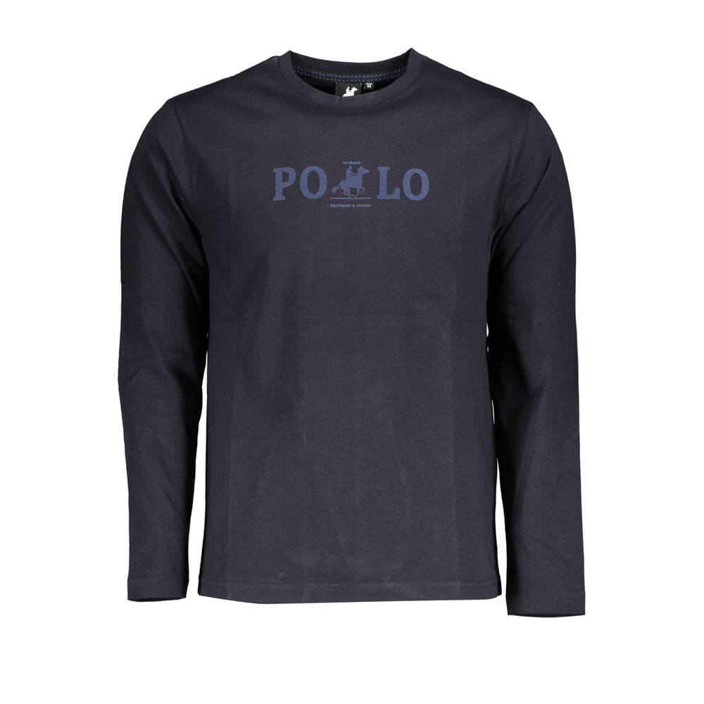 T-shirt en coton bleu US Grand Polo