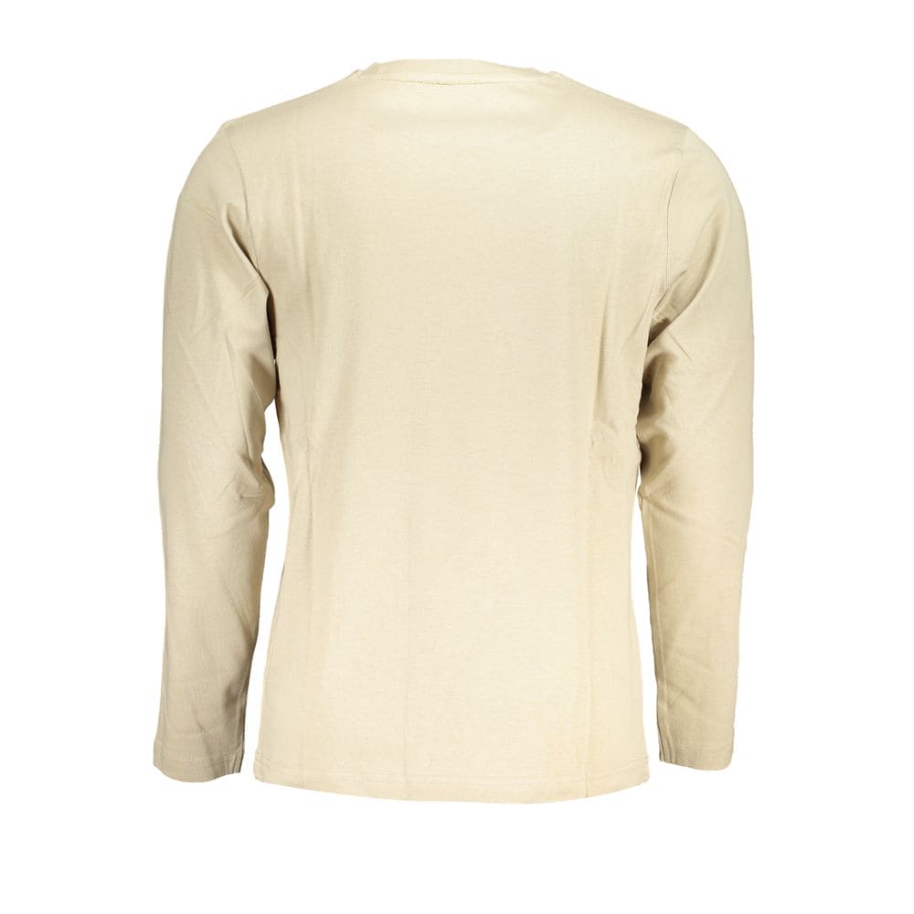 Camiseta de algodón beige US Grand Polo