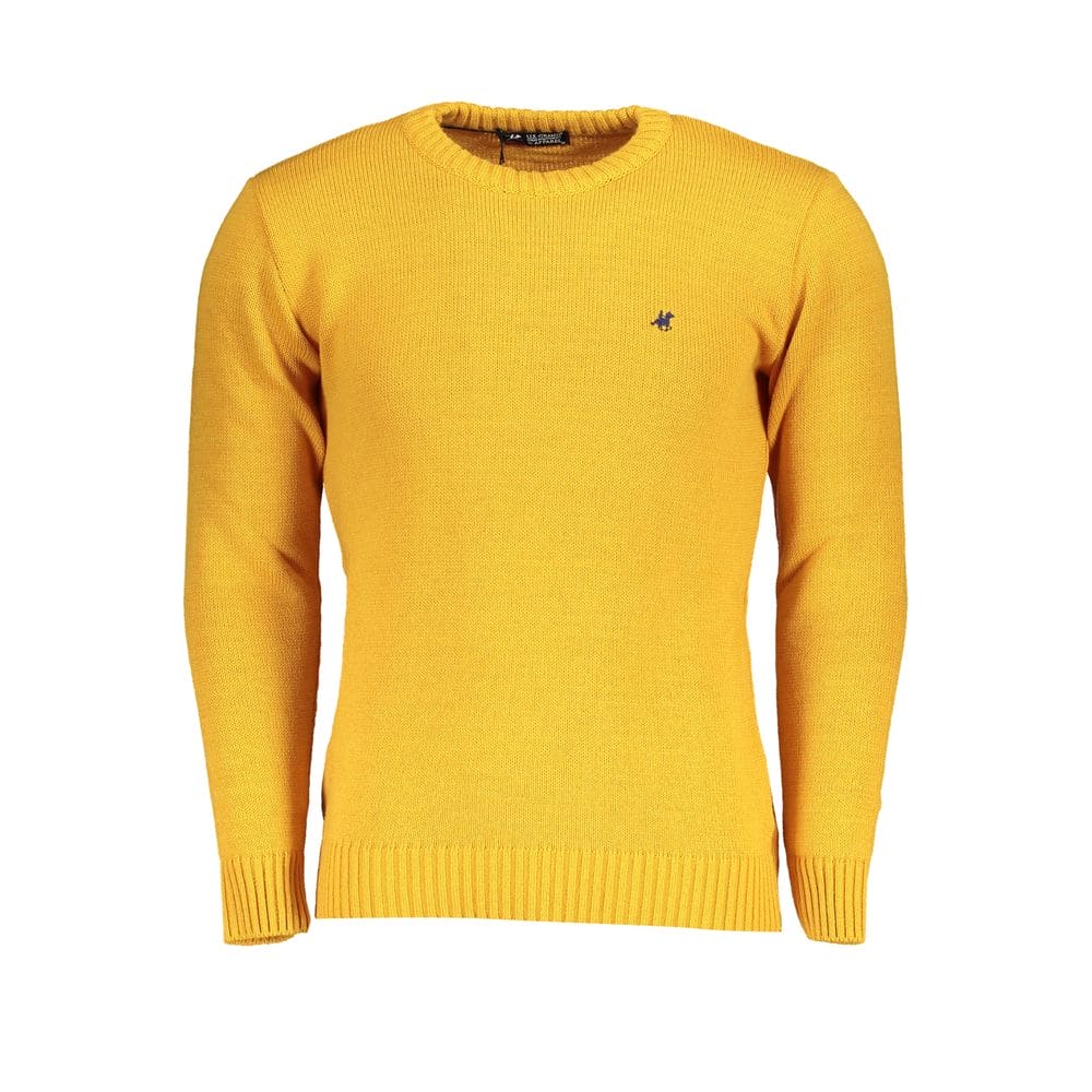 Pull en tissu jaune US Grand Polo