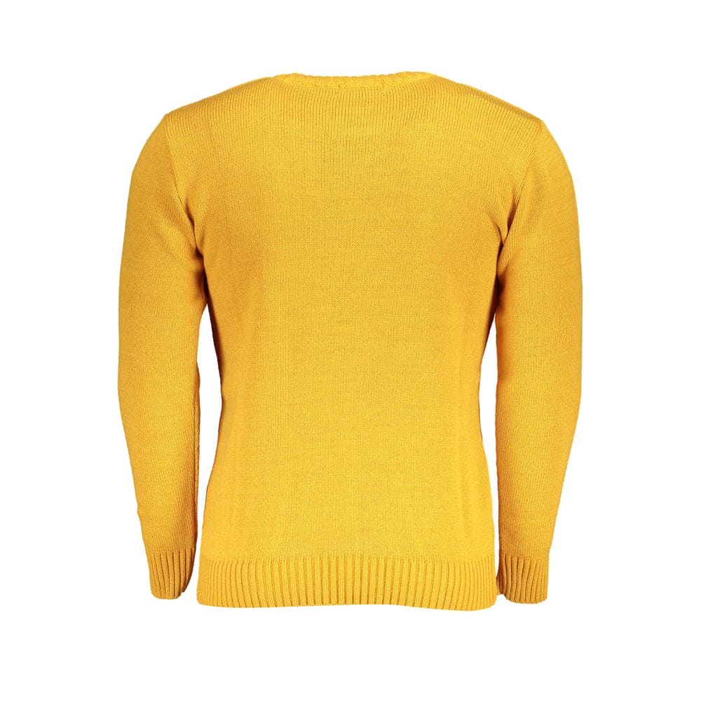 Pull en tissu jaune US Grand Polo