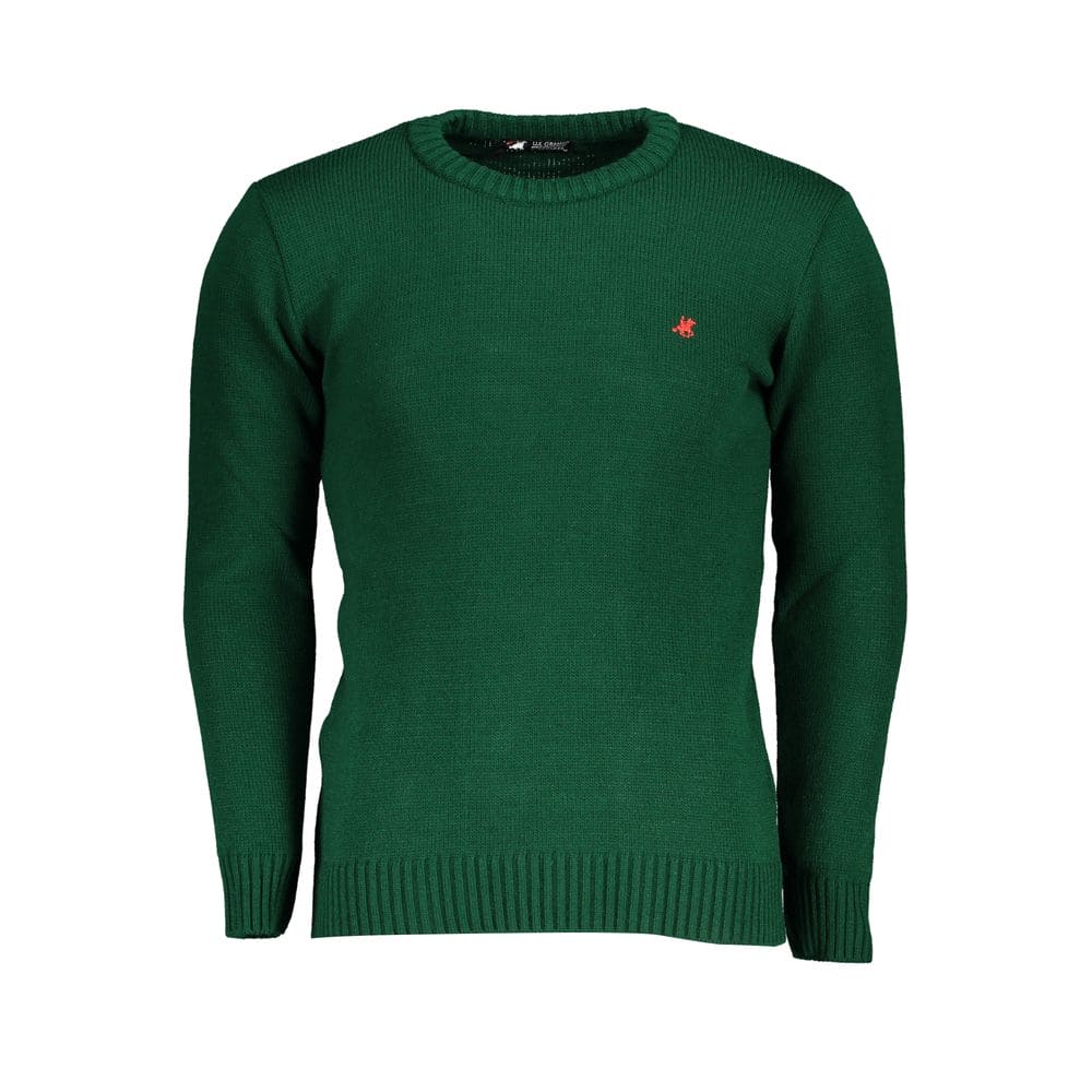 Pull en tissu vert US Grand Polo