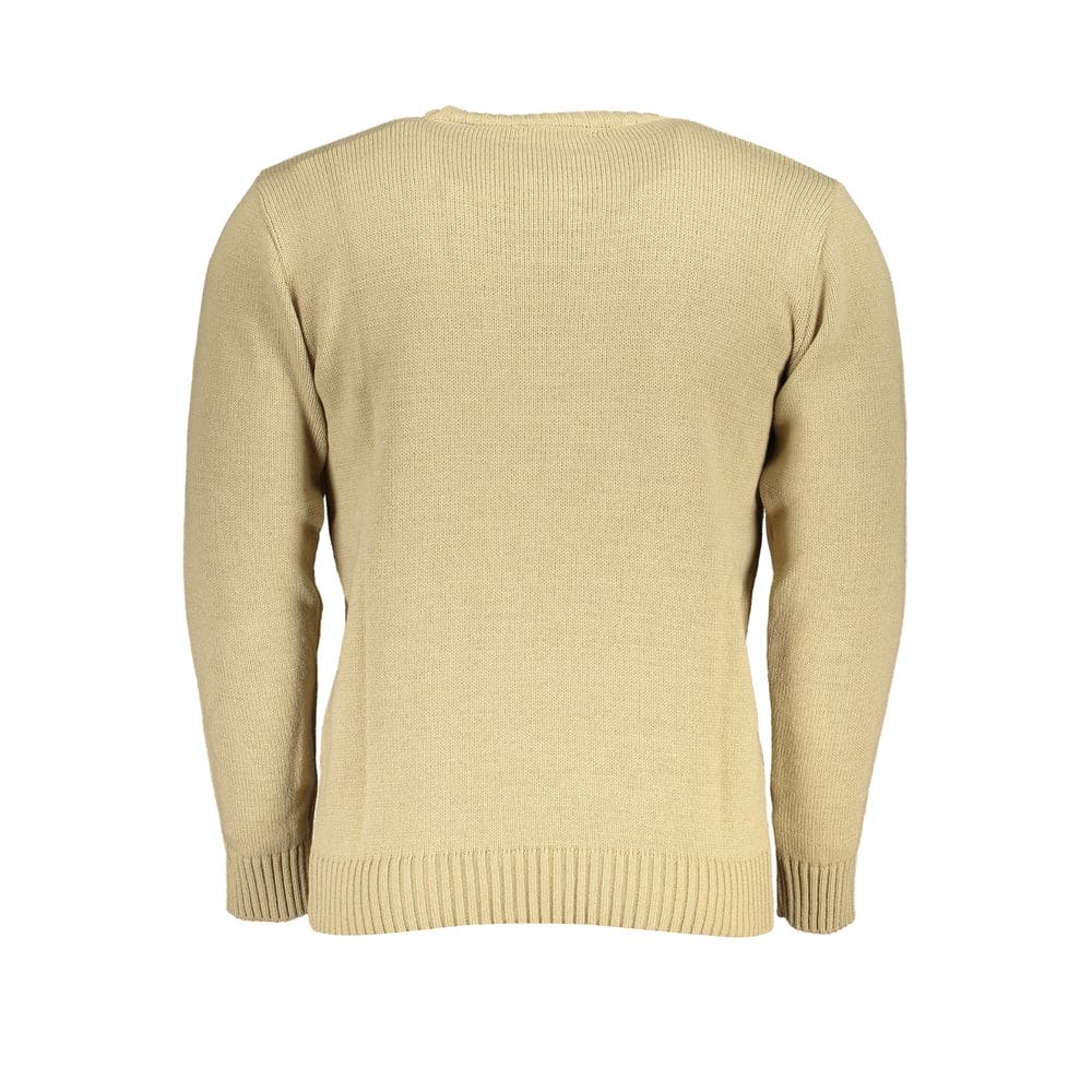 Pull en tissu beige US Grand Polo