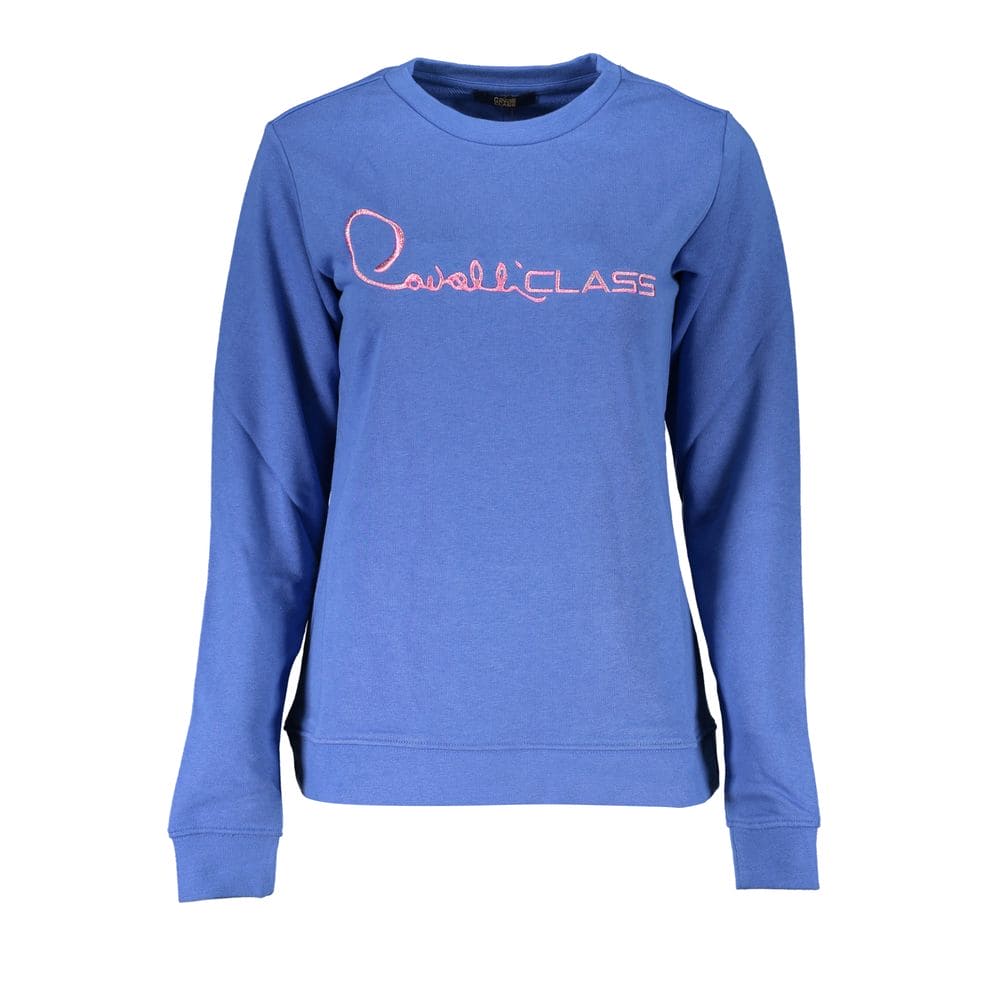 Pull en coton bleu de la classe Cavalli