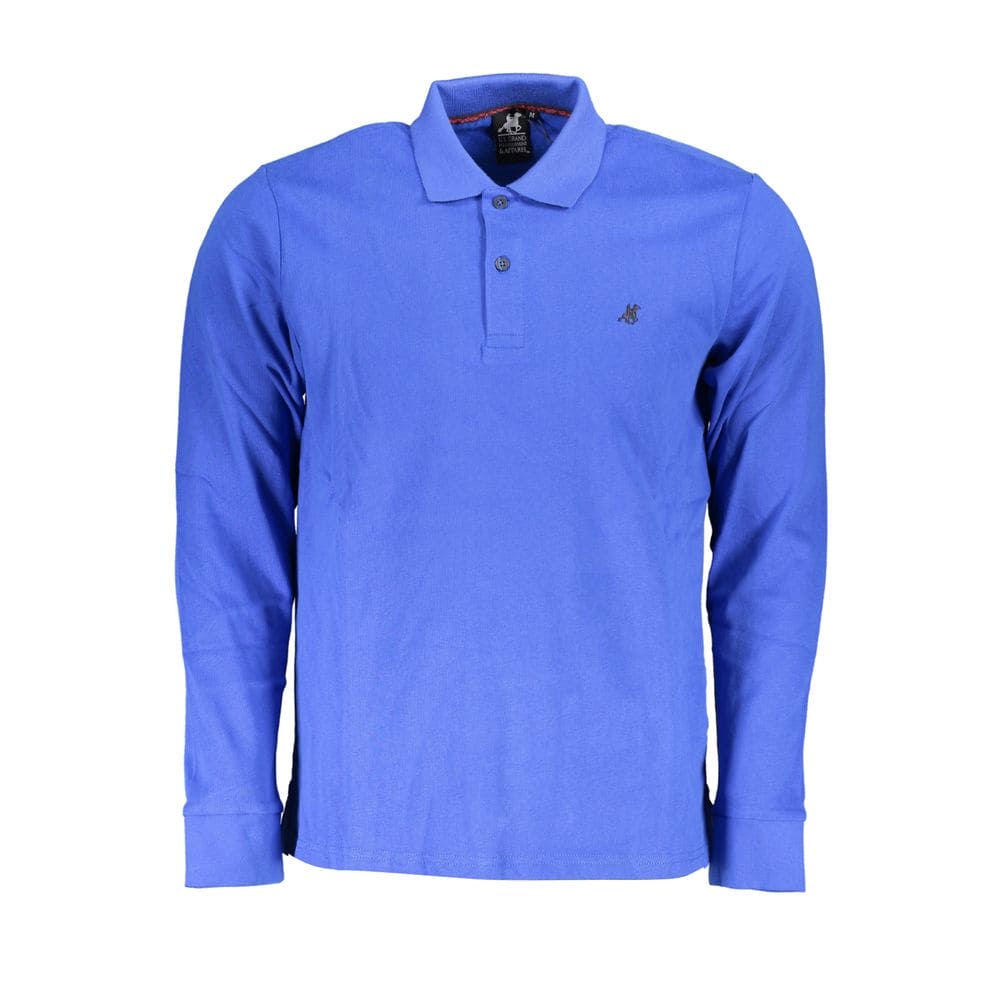 Polo en coton bleu US Grand Polo