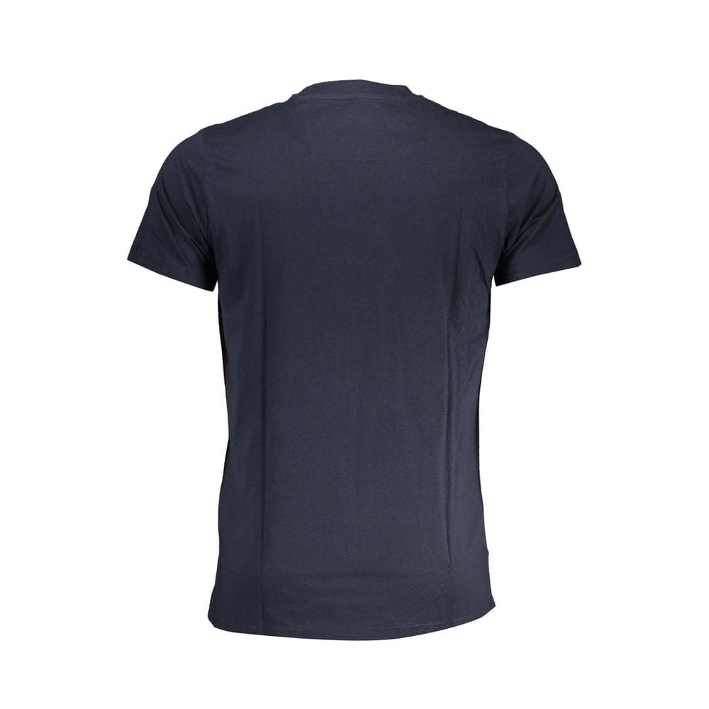 Camiseta de algodón azul Cavalli Class