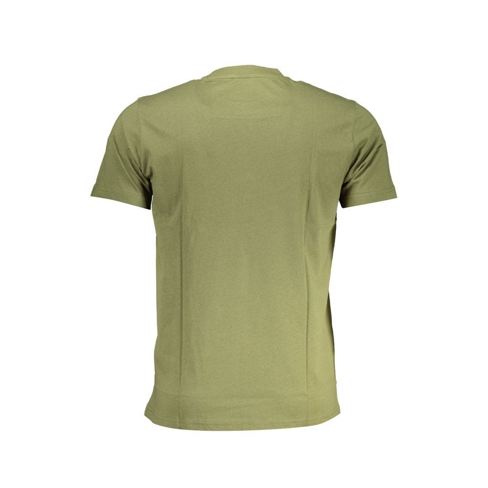 Camiseta de algodón verde Cavalli Class