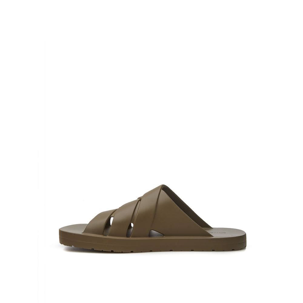 Bottega Veneta Brown Cotton Sandal