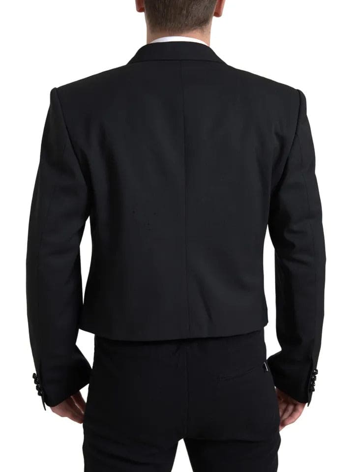 Blazer cruzado negro Dolce &amp; Gabbana SICILIA