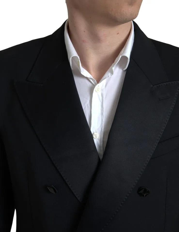 Blazer cruzado negro Dolce &amp; Gabbana SICILIA