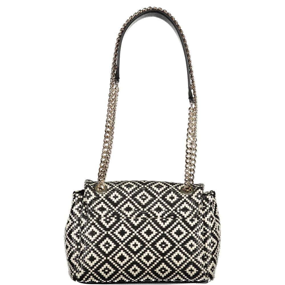 Bolso de mano de polietileno negro Guess Jeans