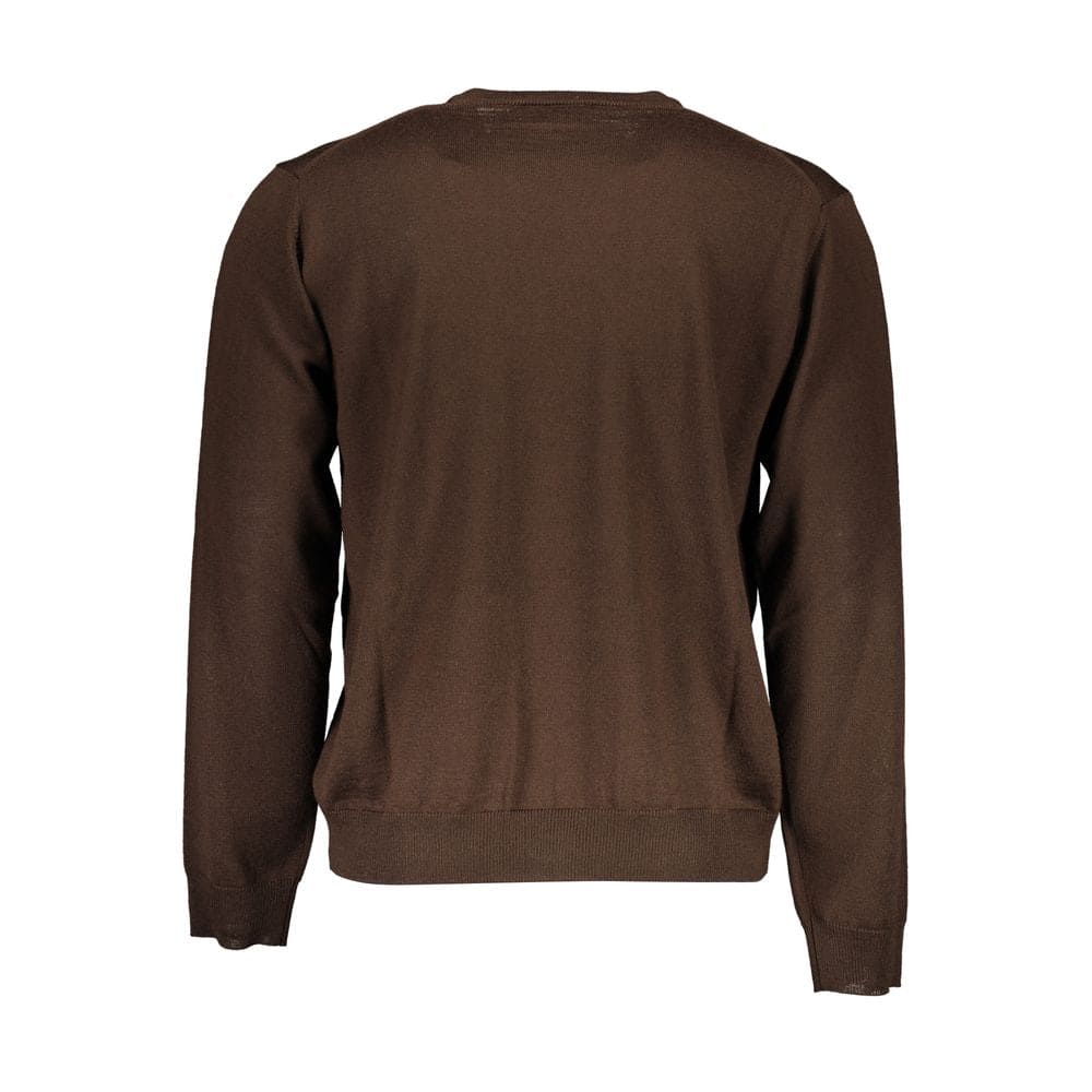 Pull en laine marron Romeo Gigli