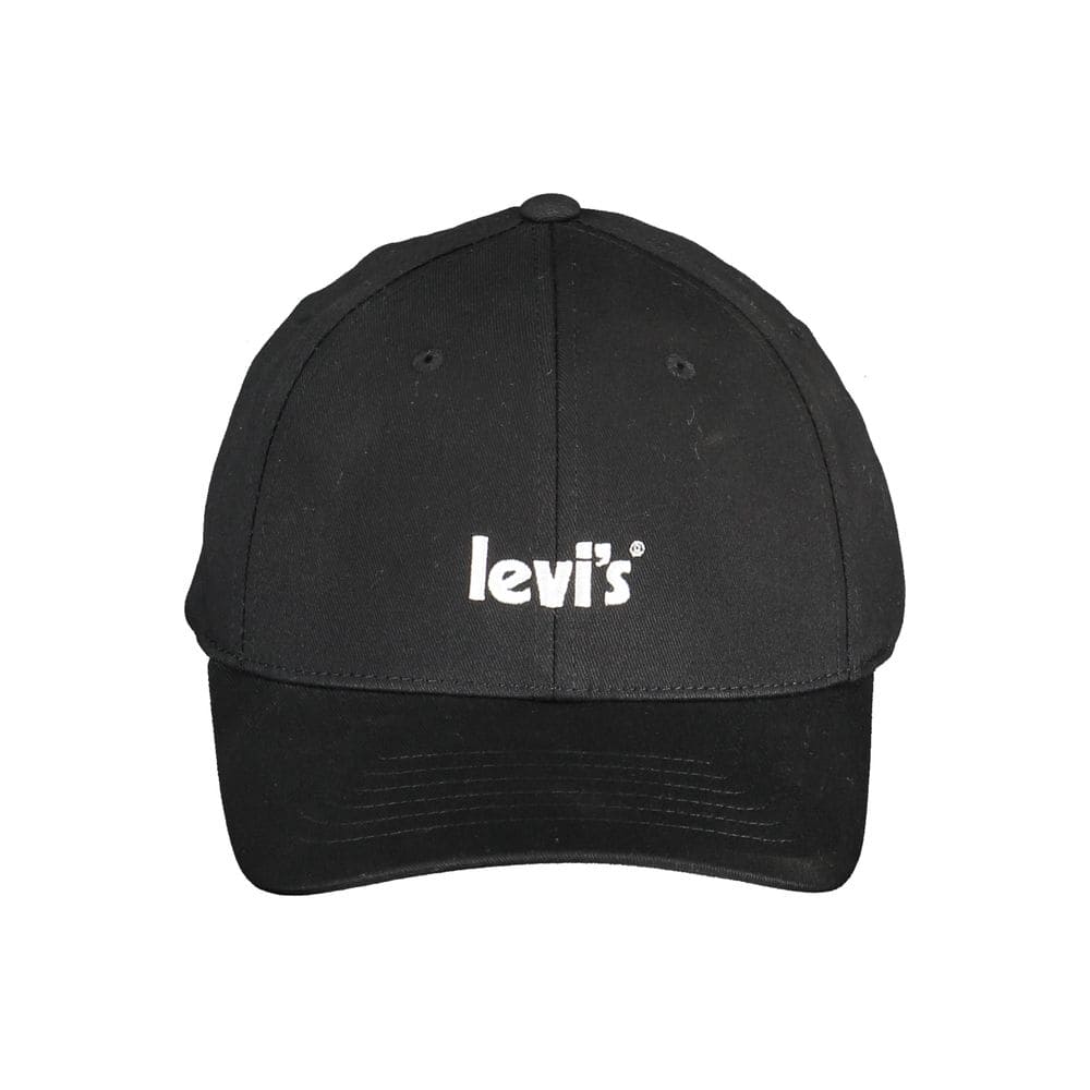 Casquette et chapeau en coton noir Levi's