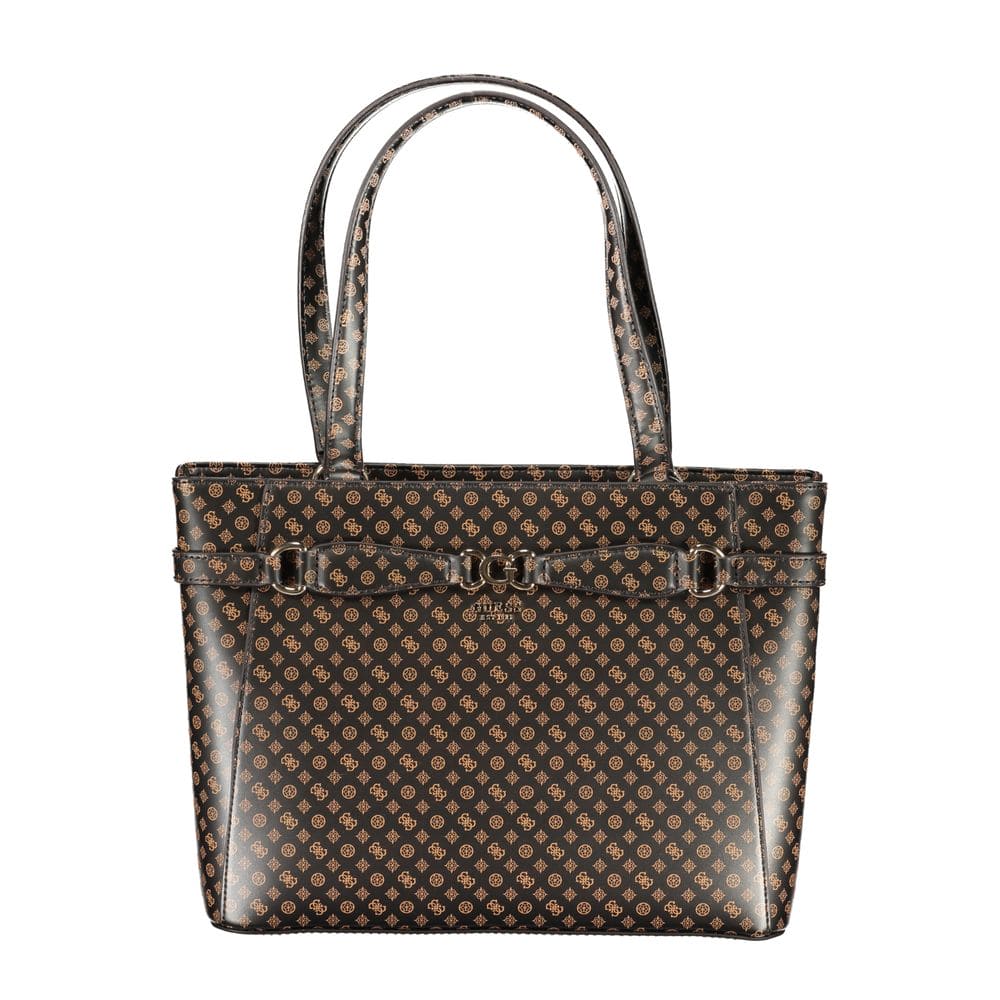 Sac à main Guess Jeans en polyéthylène marron