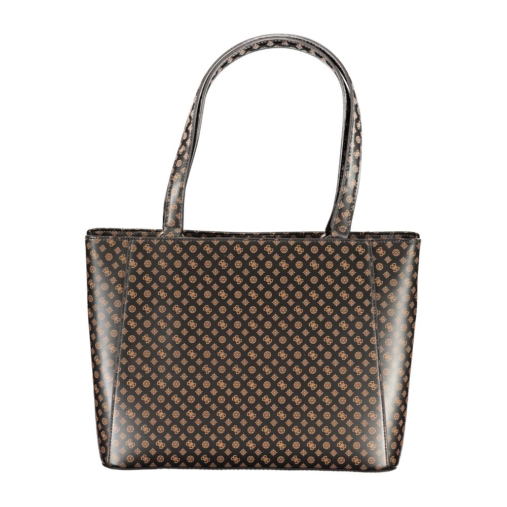 Sac à main Guess Jeans en polyéthylène marron