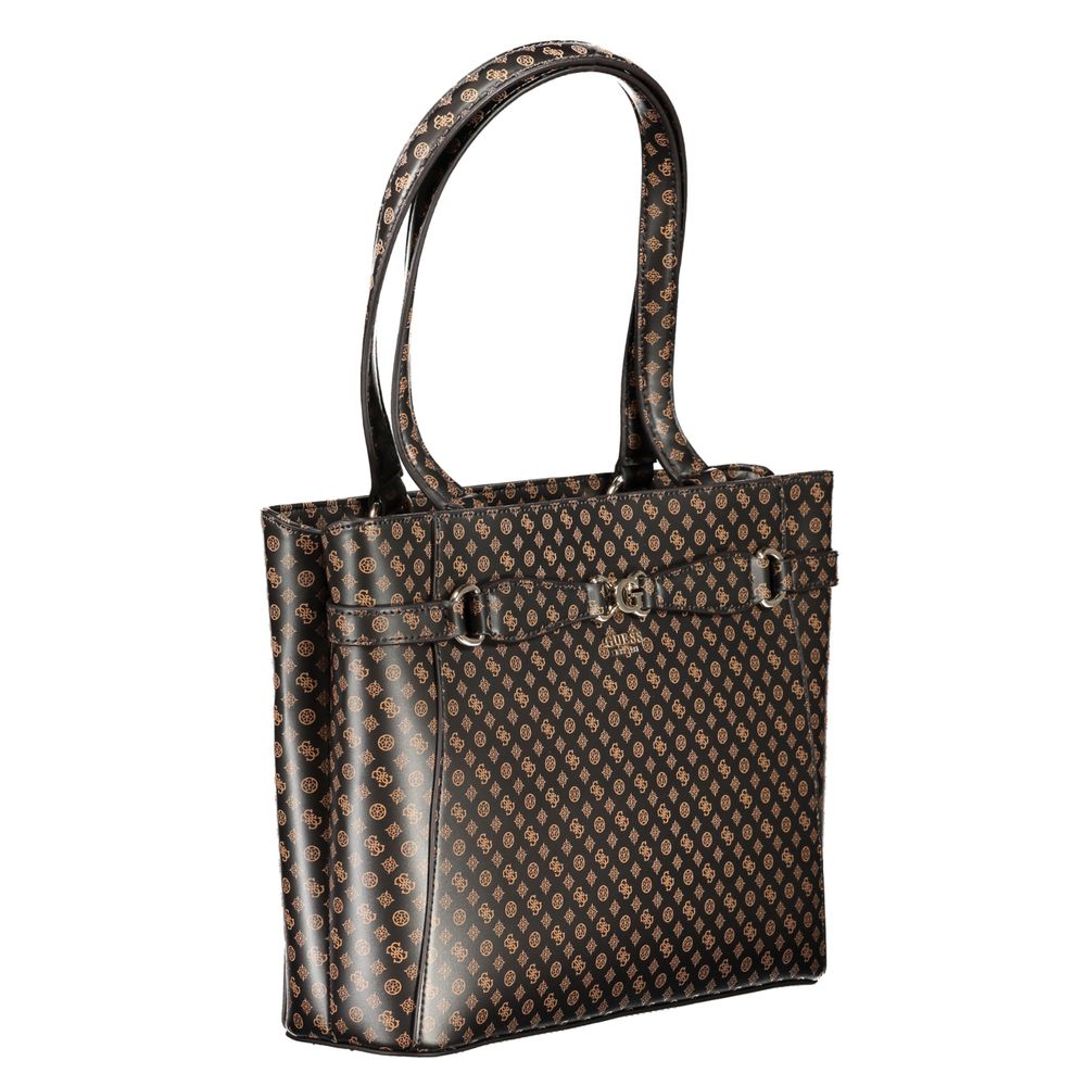 Sac à main Guess Jeans en polyéthylène marron