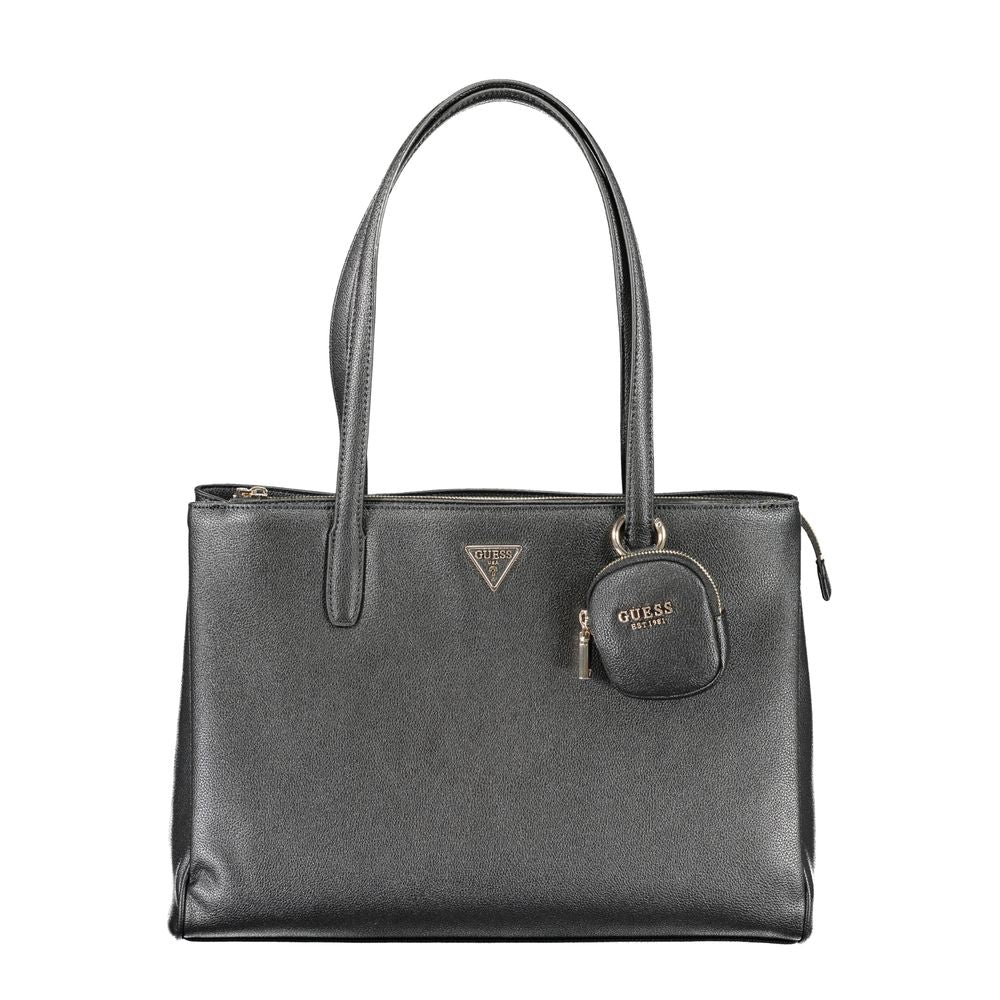 Sac à main Guess Jeans en polyéthylène noir