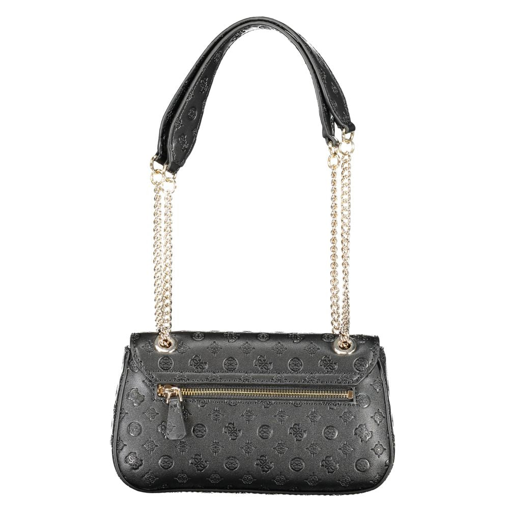 Sac à main Guess Jeans en polyéthylène noir