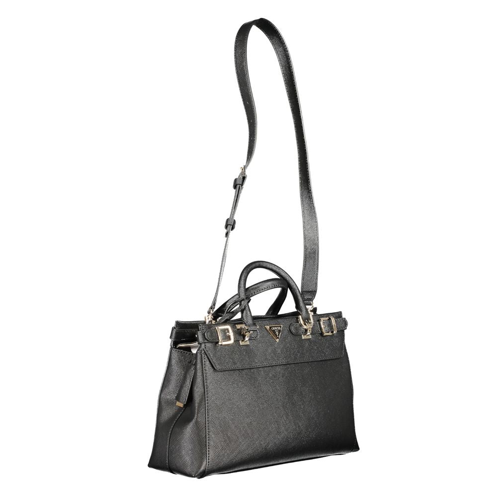 Sac à main Guess Jeans en polyéthylène noir