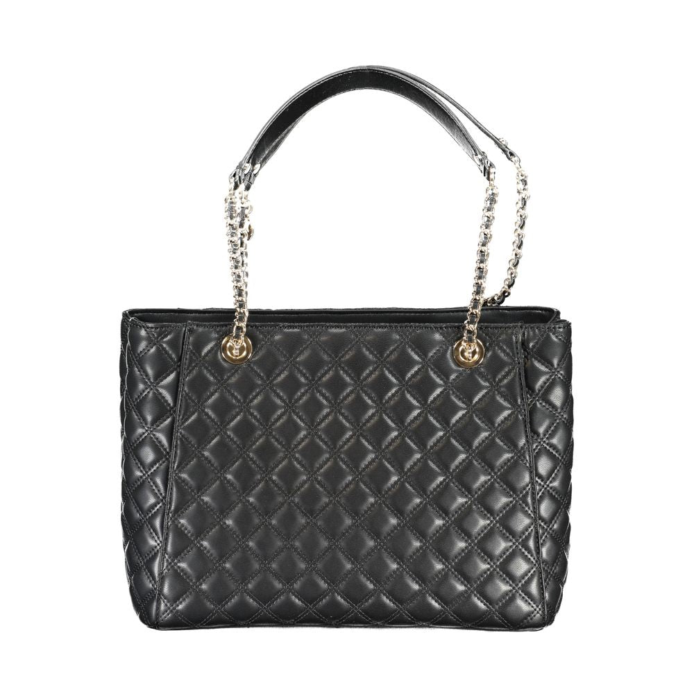 Bolso de mano de polietileno negro Guess Jeans