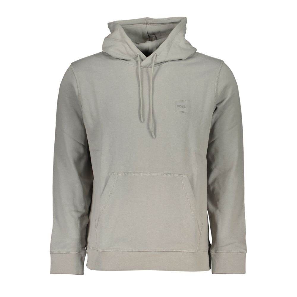 Pull en coton gris Hugo Boss