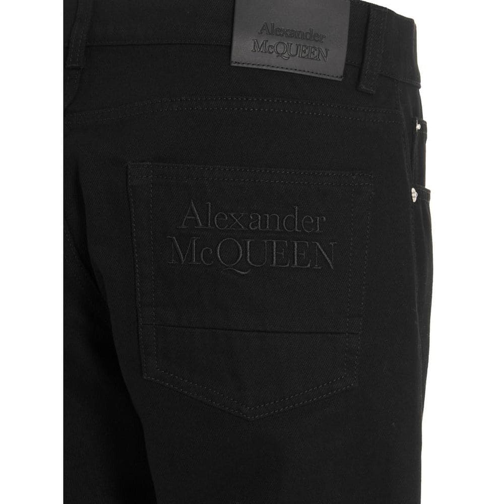 Pantalones y vaqueros negros de Alexander McQueen