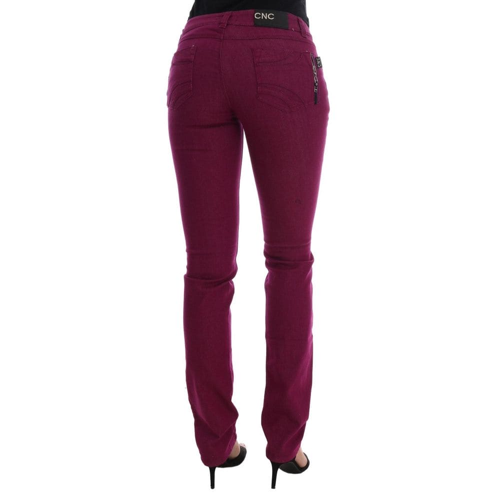 Costume National Violet Jeans &amp; Pantalon