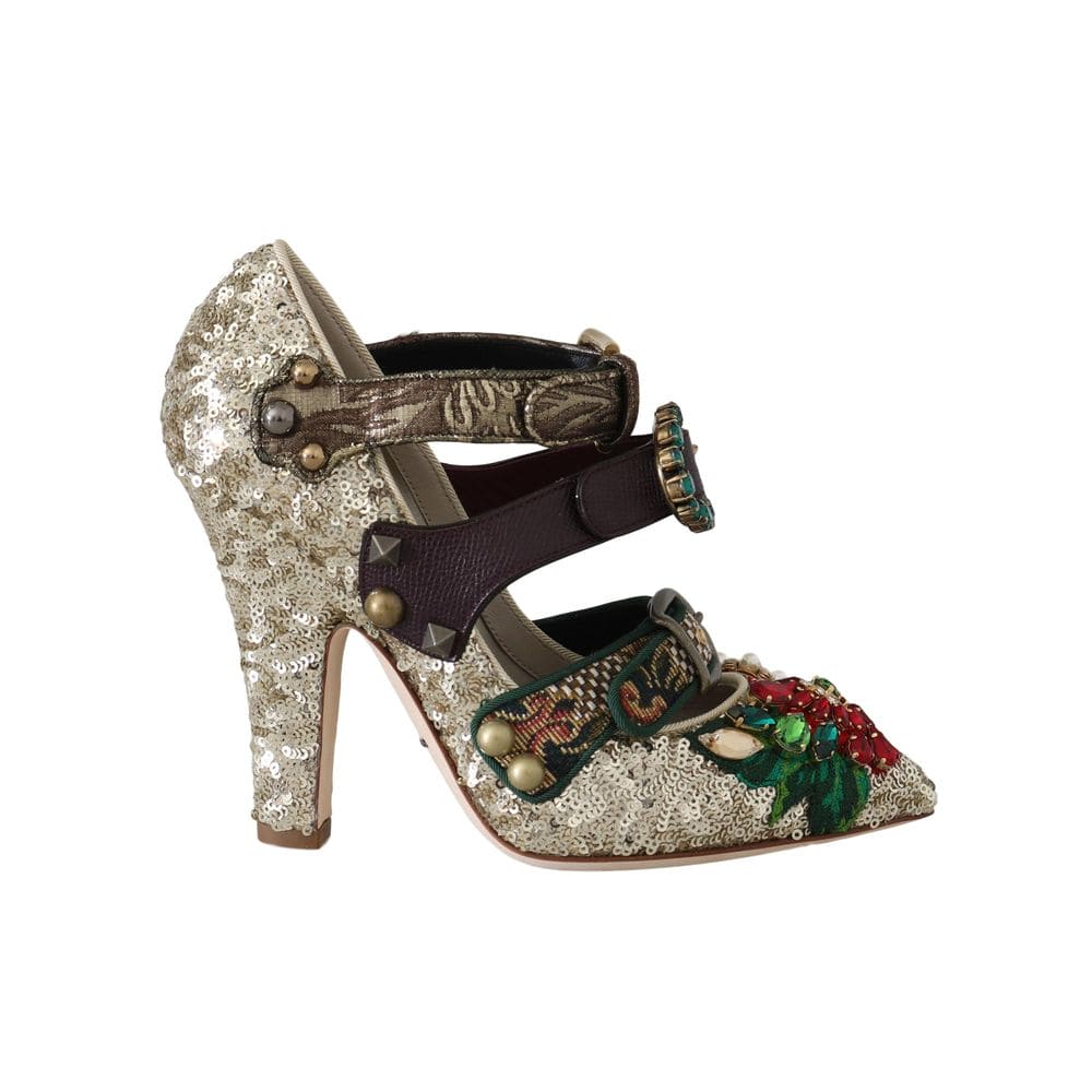 Escarpin Dolce &amp; Gabbana en or