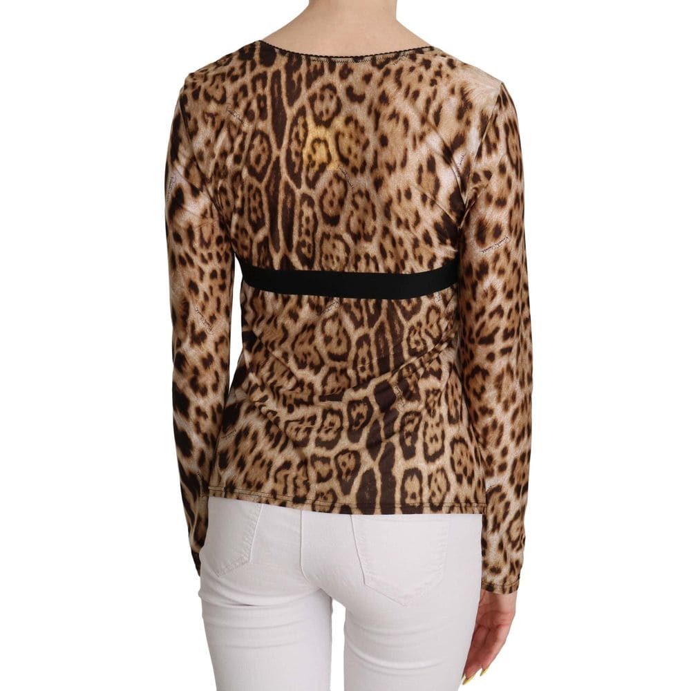 Camisetas y tops marrones de Roberto Cavalli