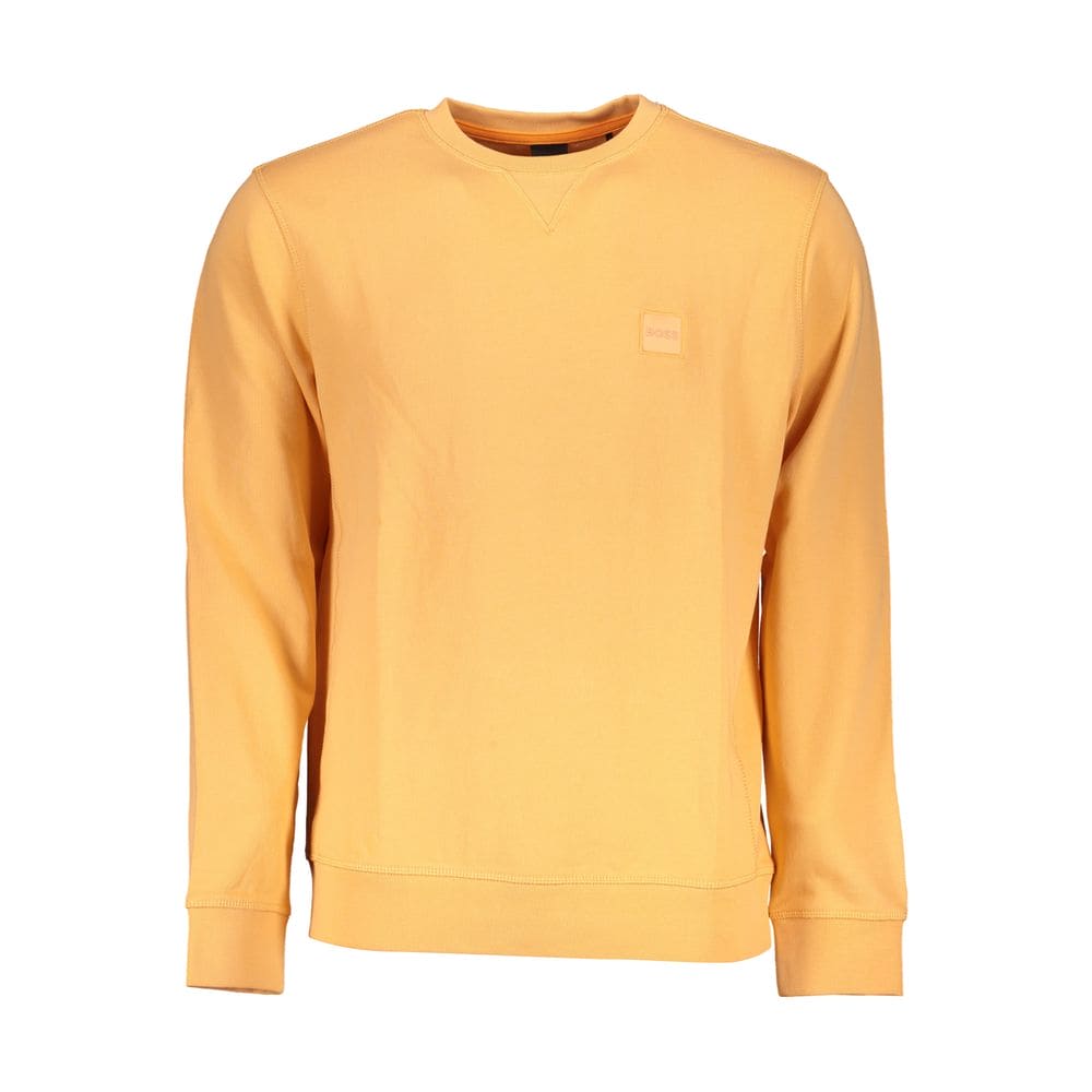 Pull en coton orange Hugo Boss