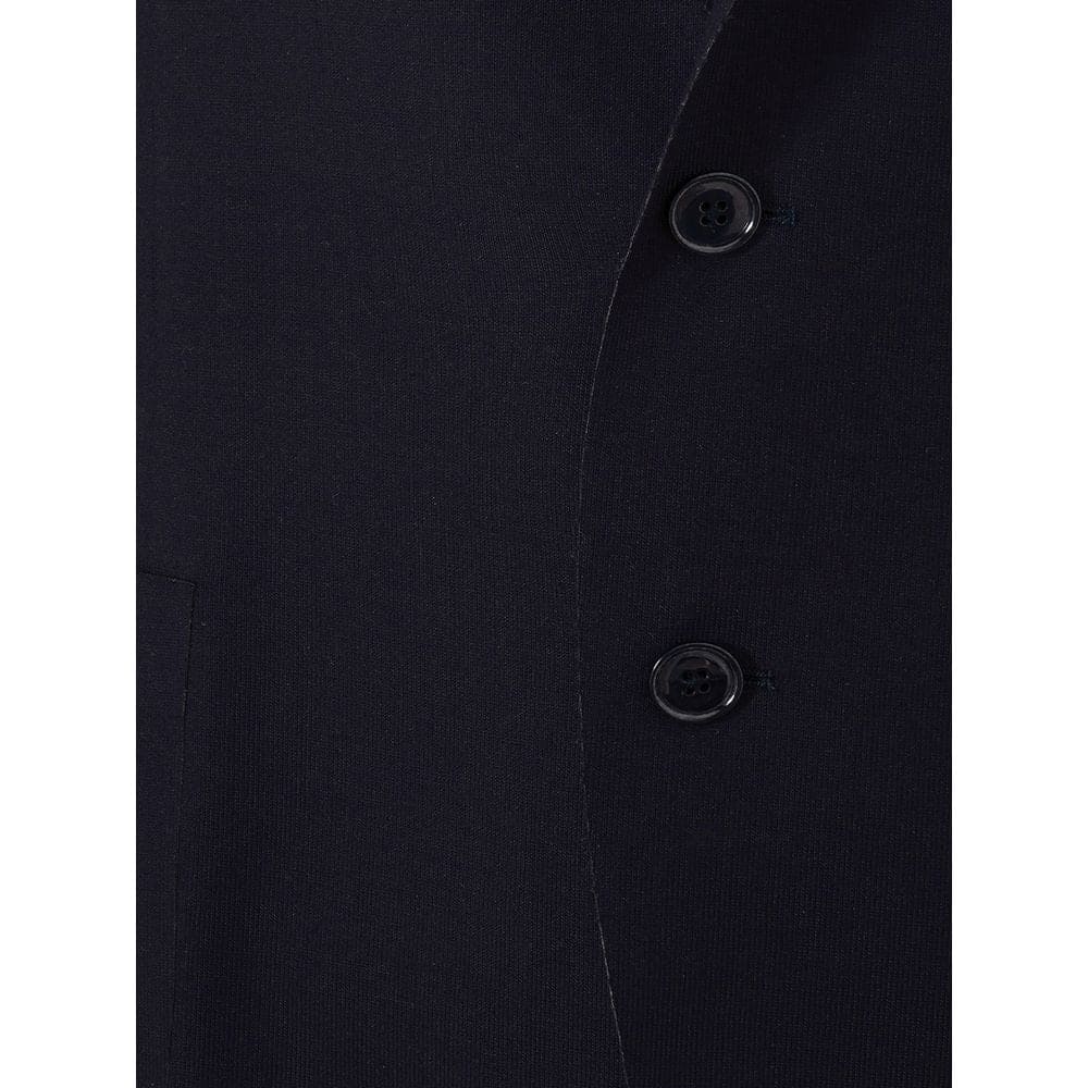 Elegant Blue Cotton Lardini Jacket