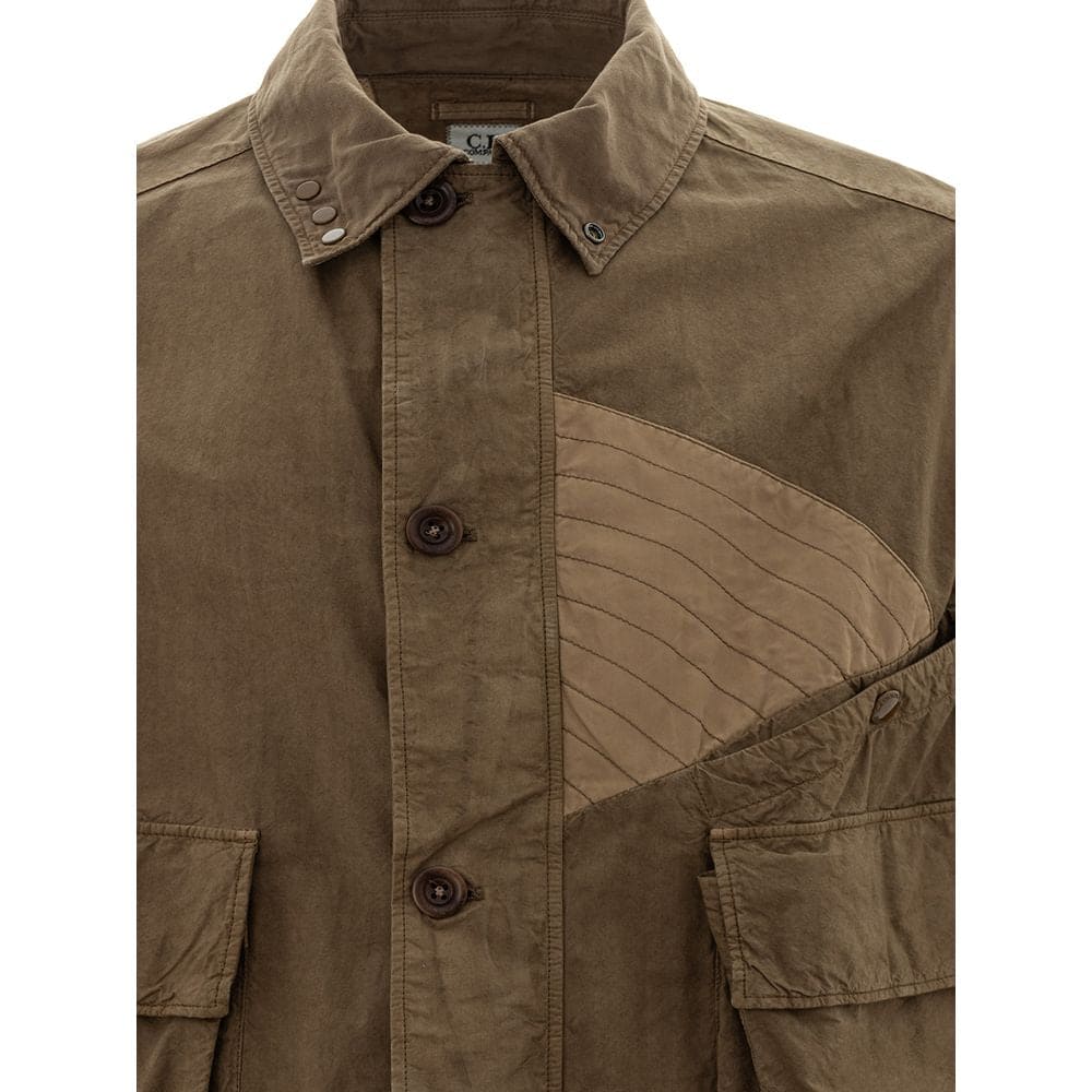 Chaqueta elegante de poliamida beige para hombre de CP Company