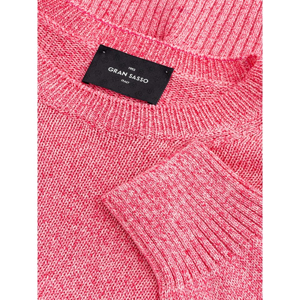 Pull en coton rose Gran Sasso