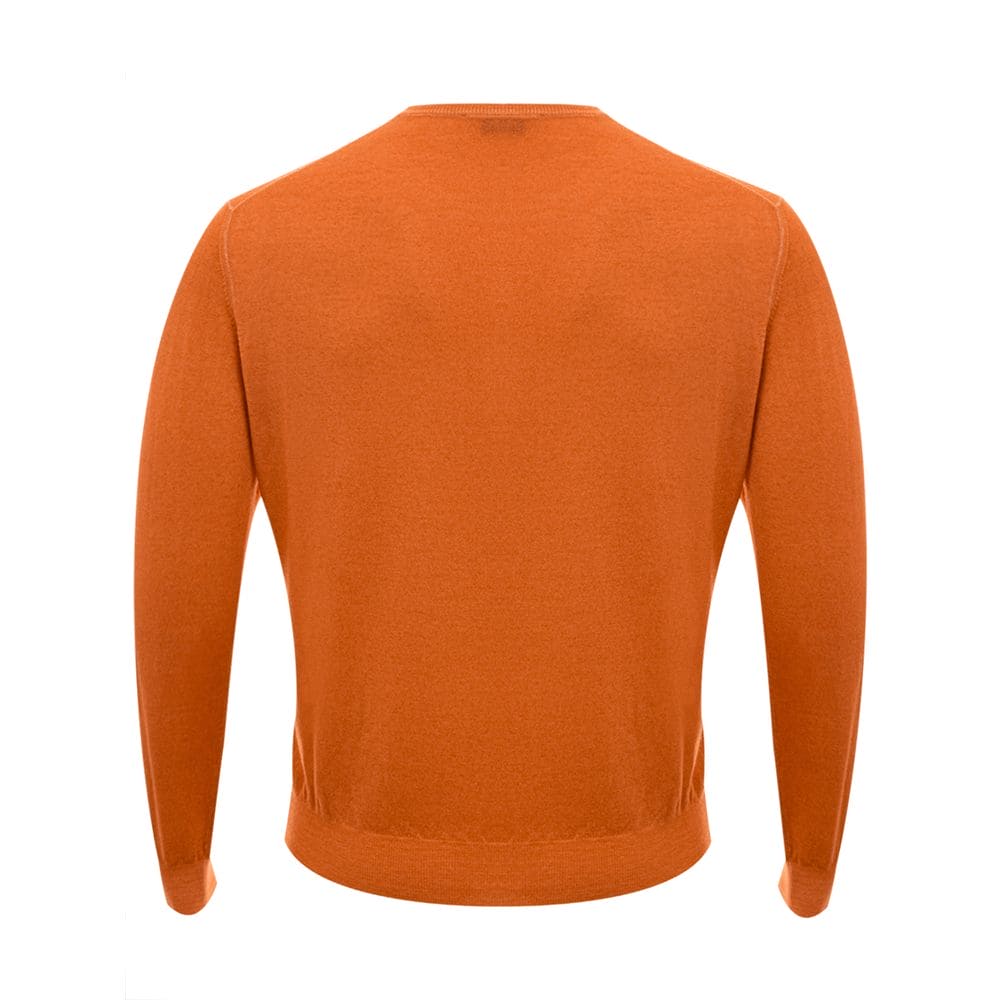 Pull en laine orange Gran Sasso