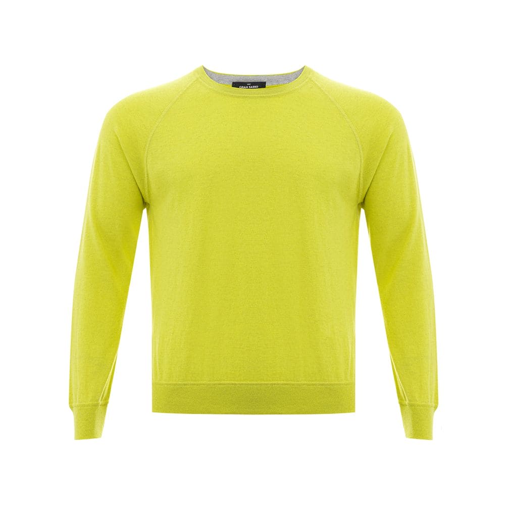 Gran Sasso Sunny Yellow Italian Cotton Sweater