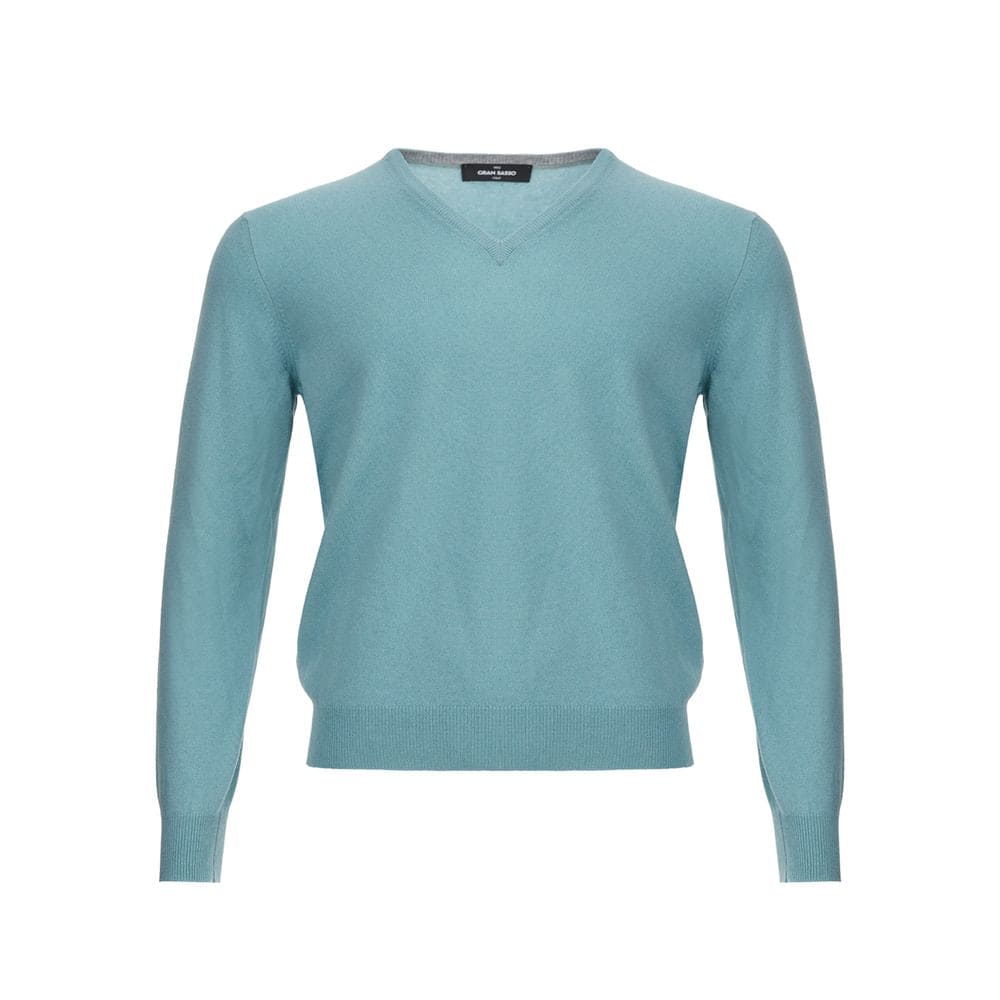 Gran Sasso Turquoise Cashmere Sweater Elegance