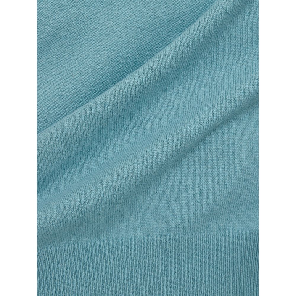 Pull en cachemire turquoise Gran Sasso Elegance