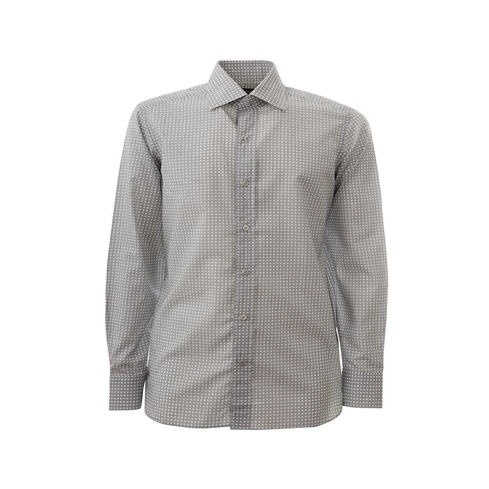 Chemise élégante en coton gris pour homme de Tom Ford