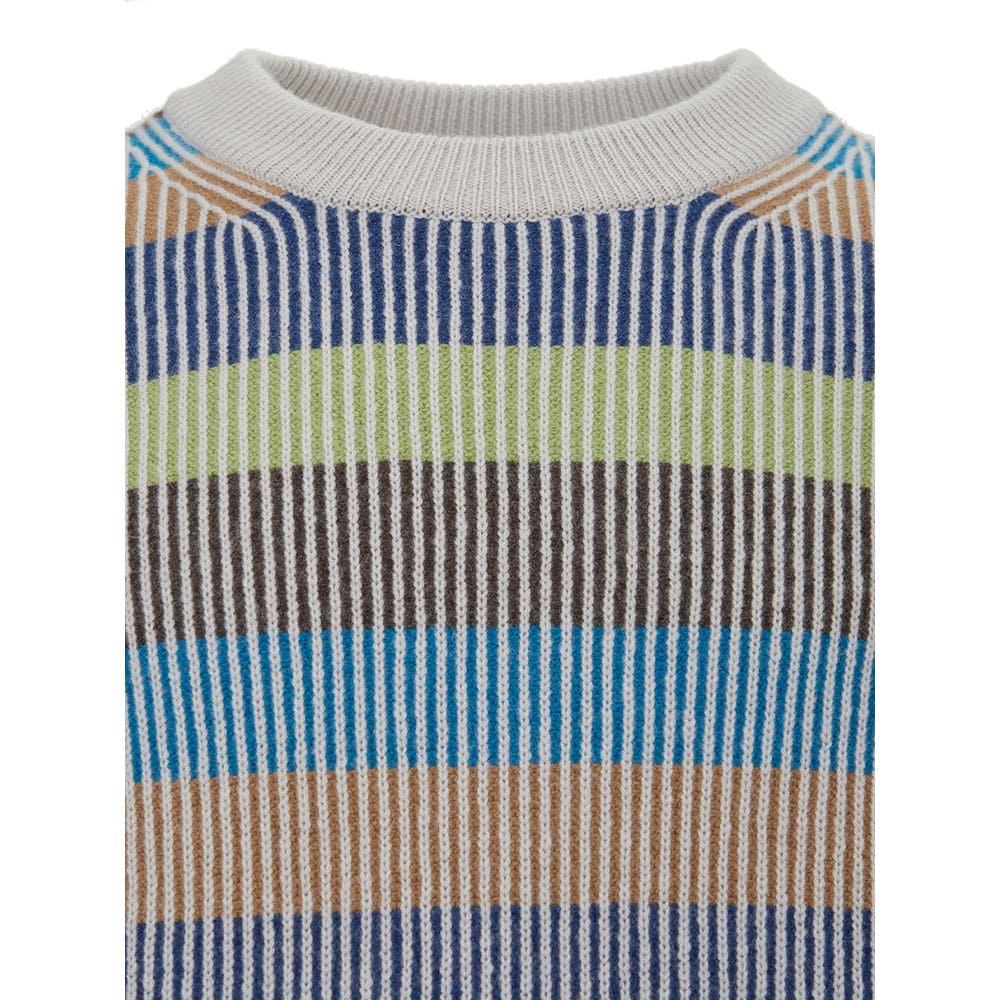 Pull élégant en cachemire multicolore Gran Sasso pour homme