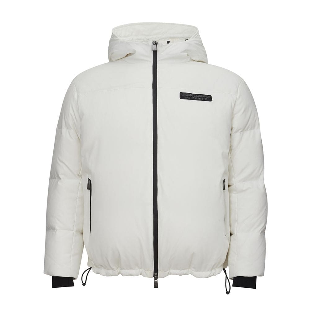 Veste de créateur blanche élégante Armani Exchange pour hommes sophistiqués