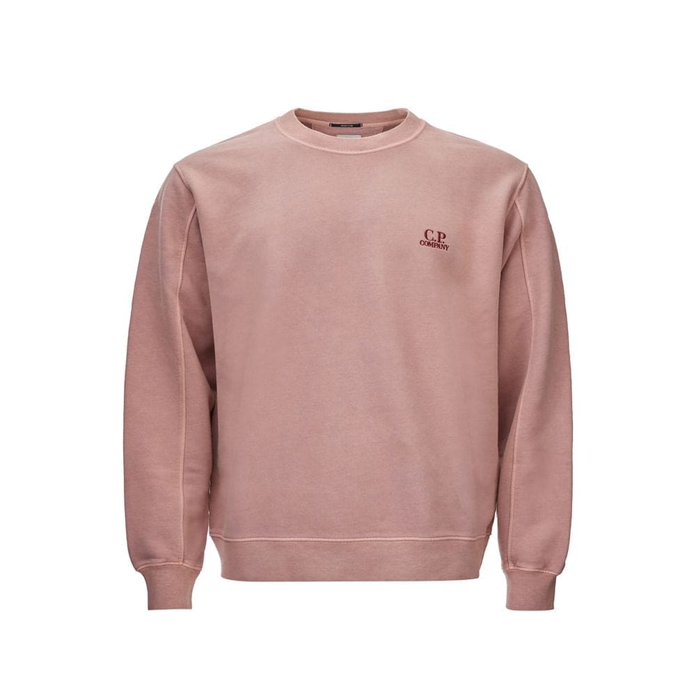 Suéter elegante de algodón rosa para hombre de CP Company