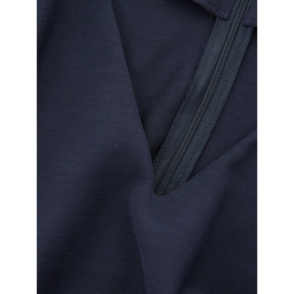 Robe élégante en viscose bleue Lardini, parfaite pour toutes les occasions