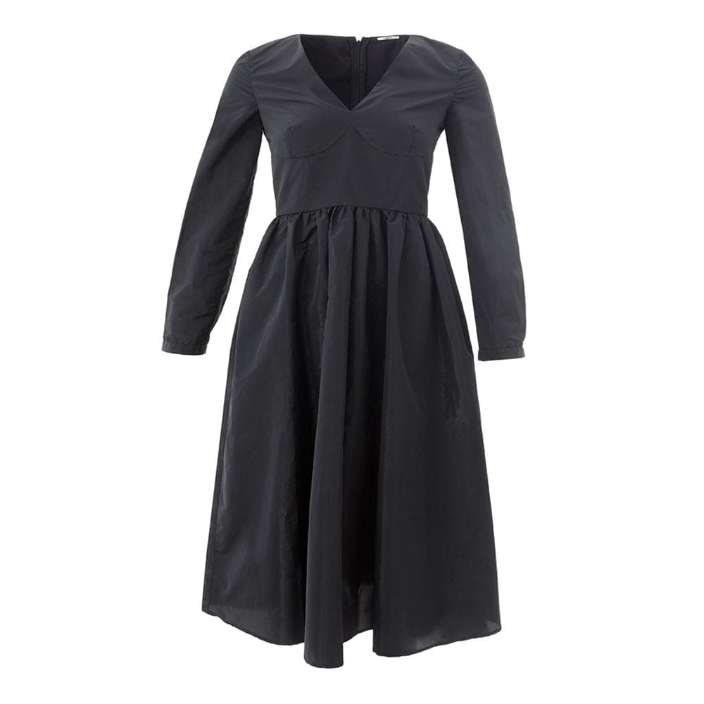 Robe élégante en polyester noir Lardini