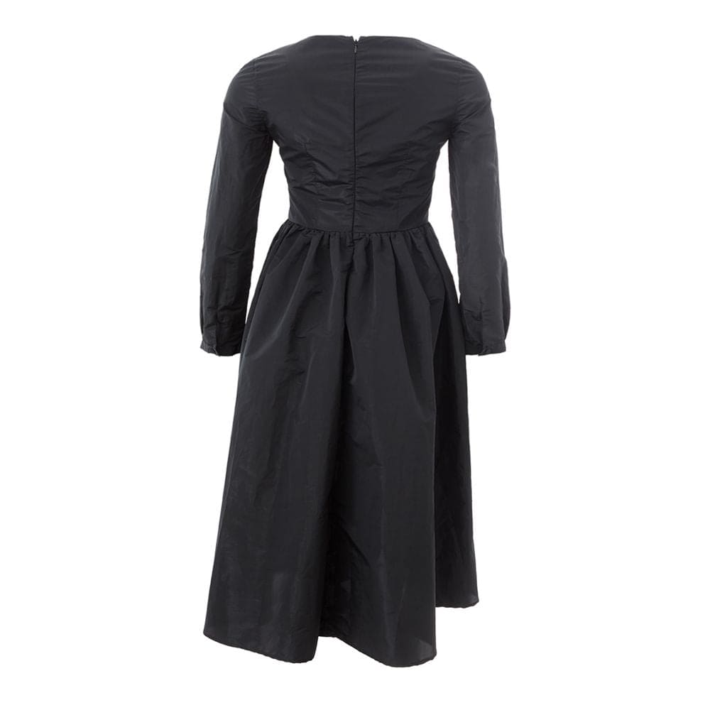 Vestido elegante de poliéster negro Lardini