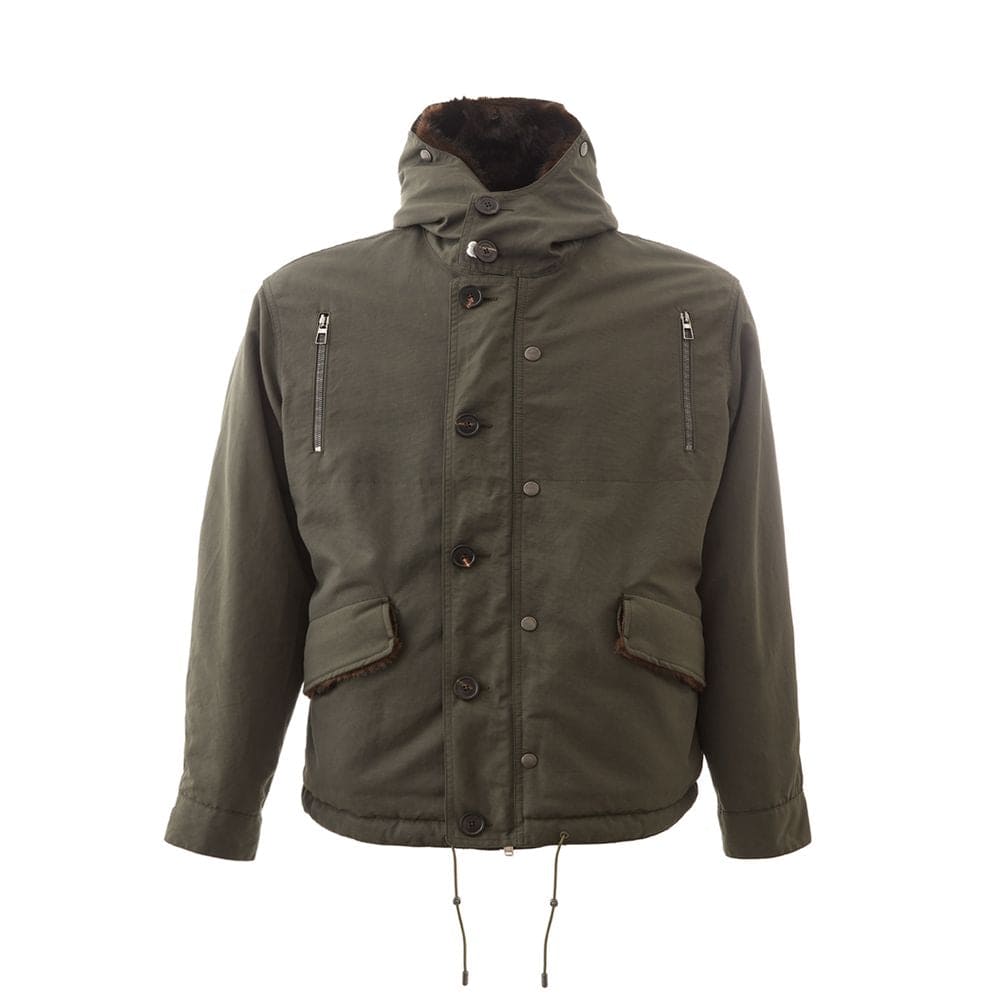 Veste militaire élégante en coton Lardini pour homme