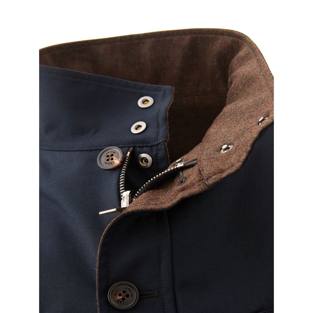 Veste élégante en laine bleue pour homme Lardini