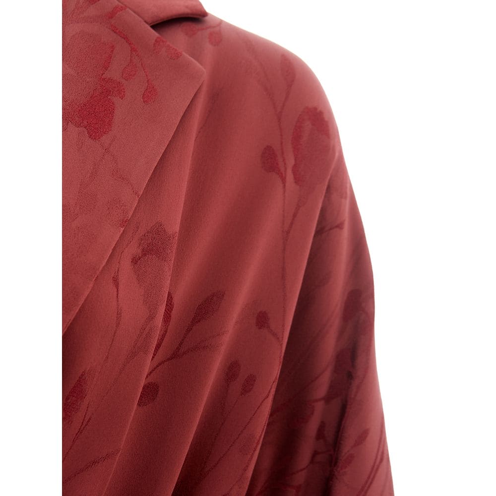 Chaqueta elegante de acetato rojo Lardini para mujer