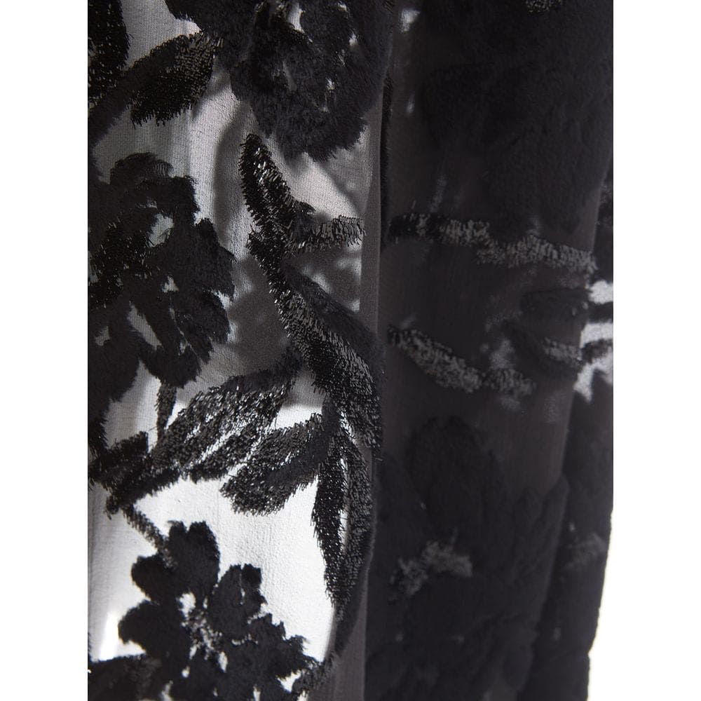 Robe élégante en viscose noire Lardini